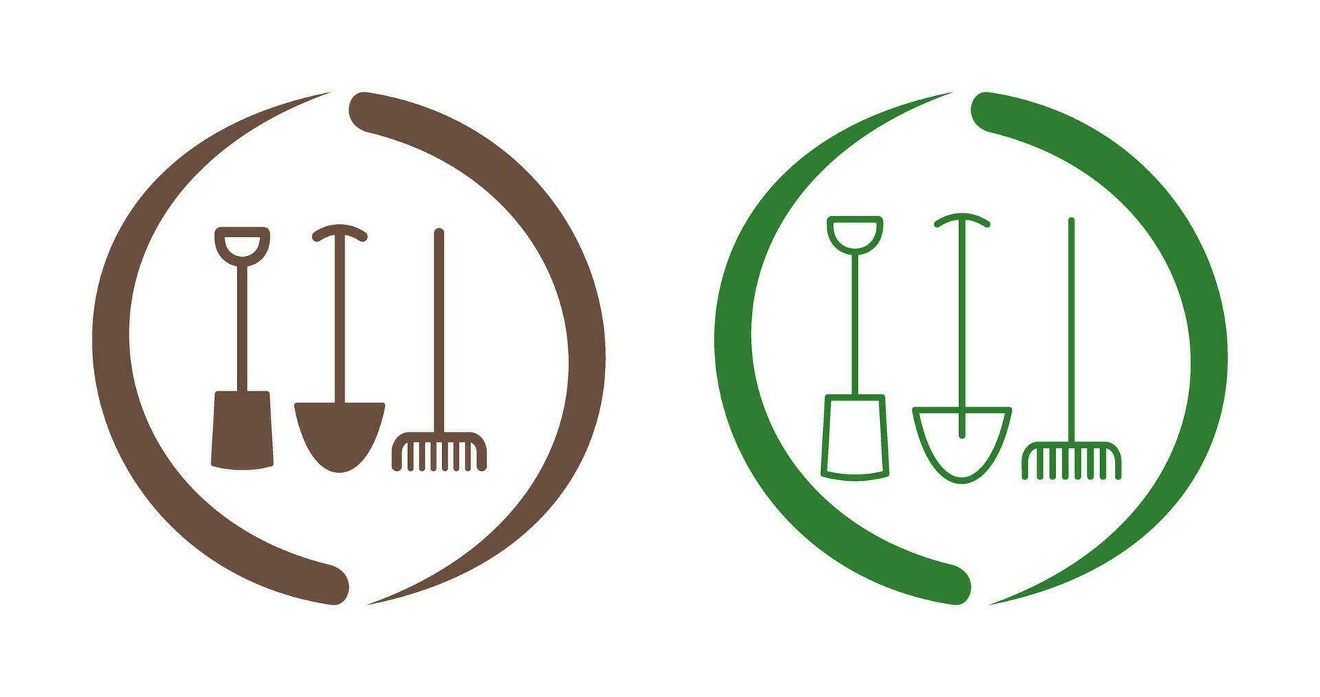 icône de vecteur d'outils de jardinage