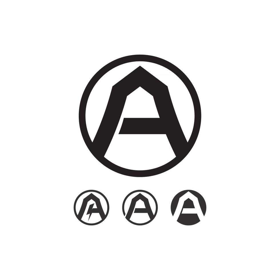 un modèle de logo de lettre conception de logo vecteur une police et une lettre pour l'entreprise et l'identité du logo