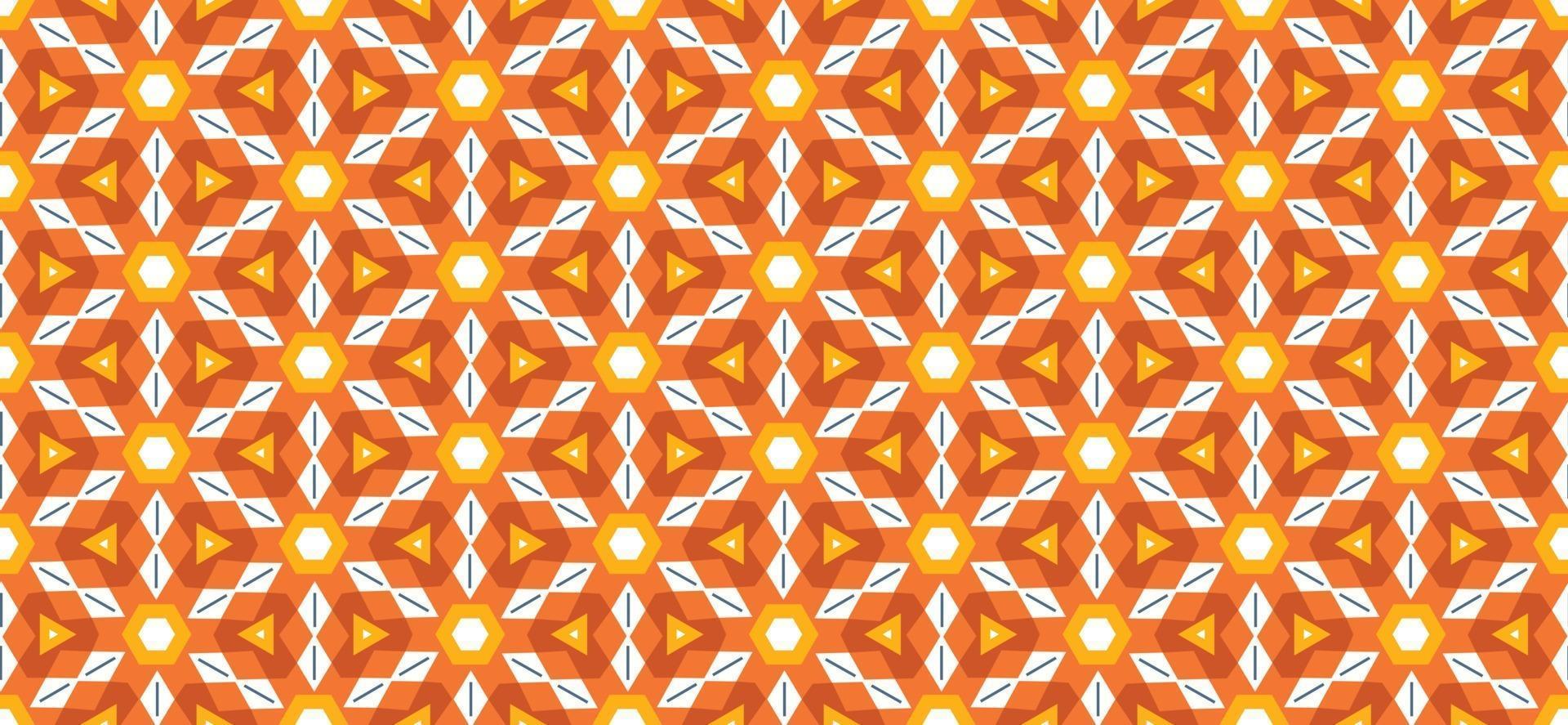 motif géométrique fond vectorielle continue illustration vectorielle dégradé orange vecteur