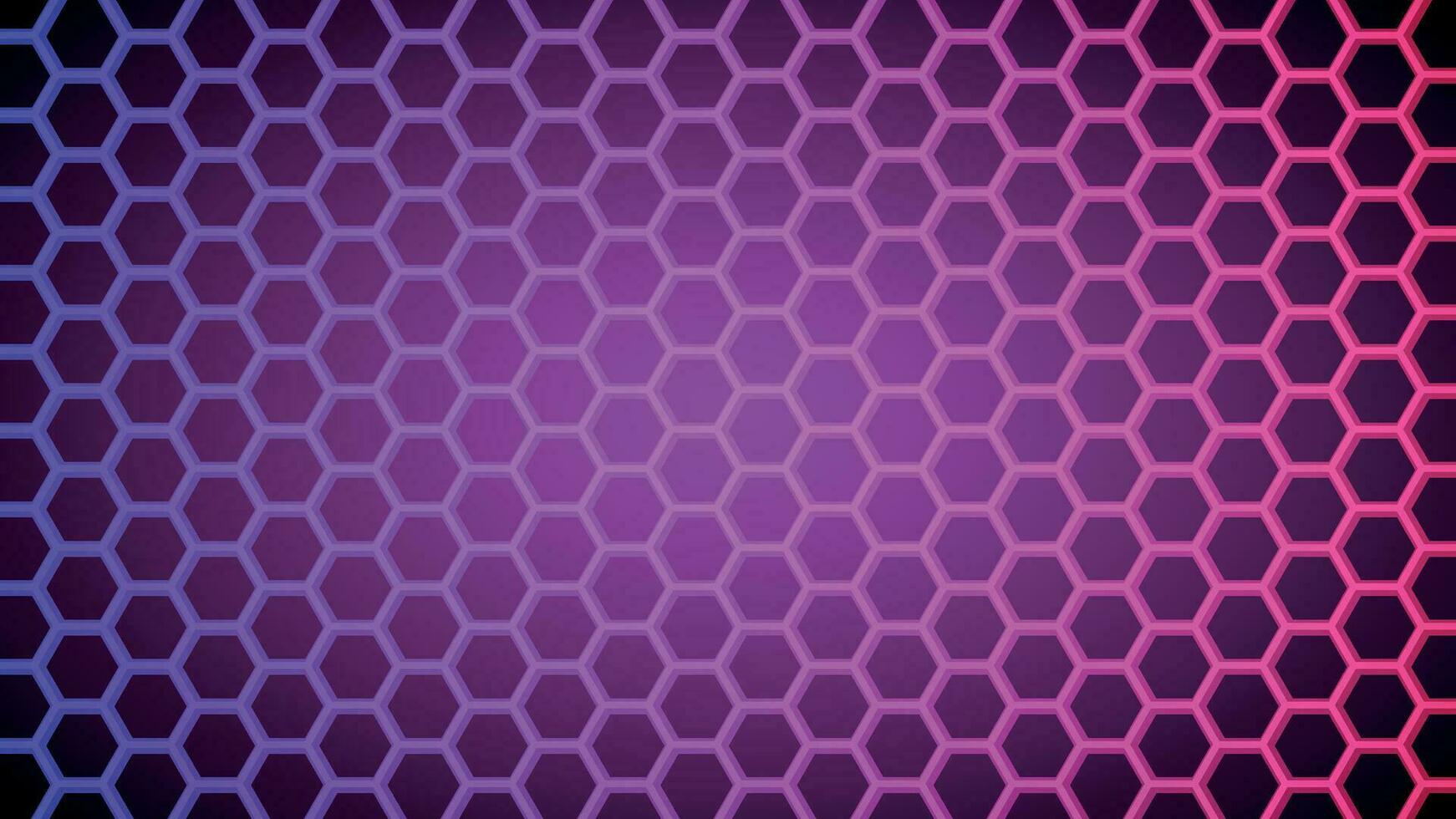 violet hexagone Contexte avec brouiller vecteur