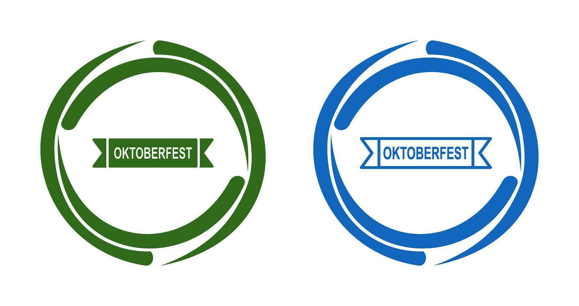 icône de vecteur de bannière oktoberfest