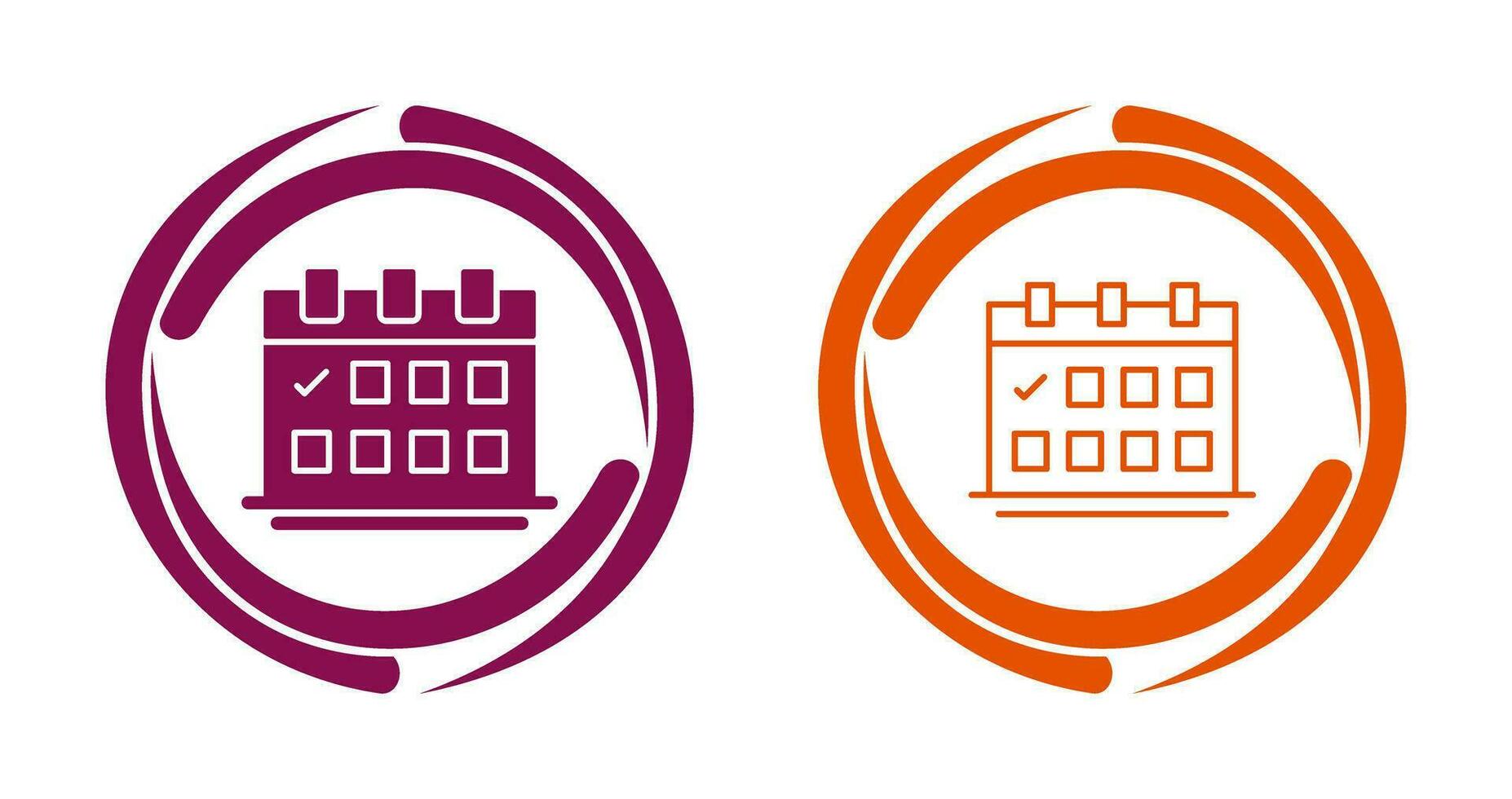 icône de vecteur de calendrier