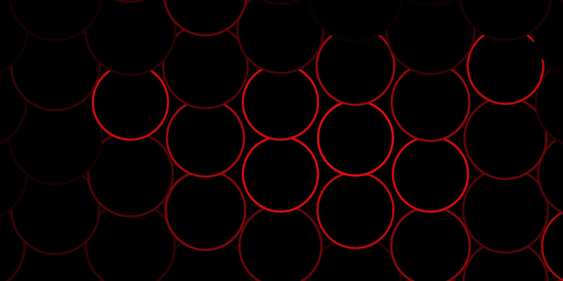 modèle de vecteur rouge foncé avec des cercles.