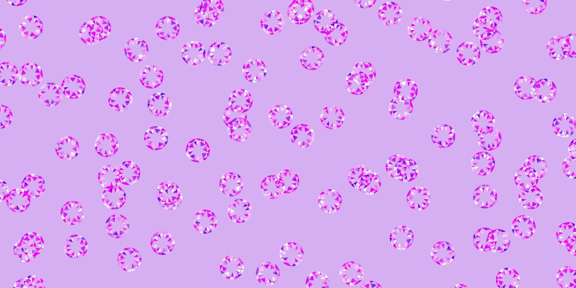 modèle vectoriel violet clair, rose avec des cercles.