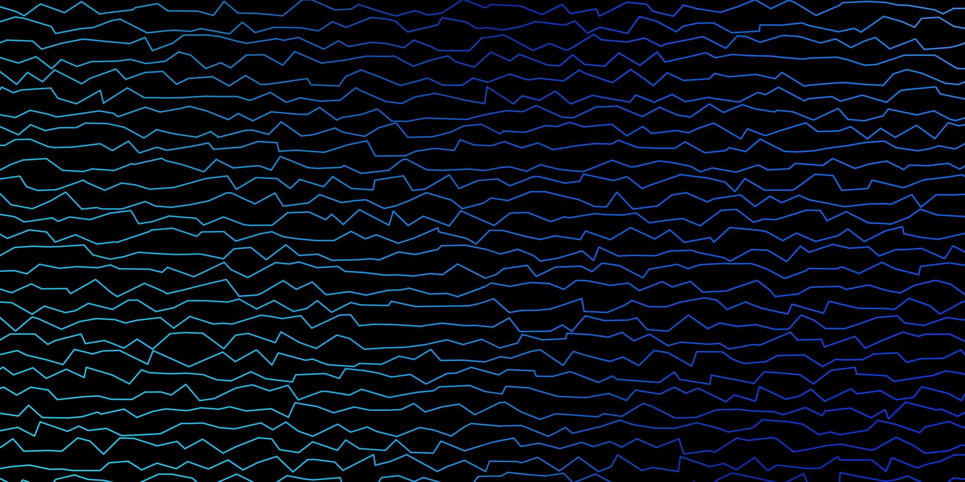 fond de vecteur bleu foncé avec des lignes pliées.