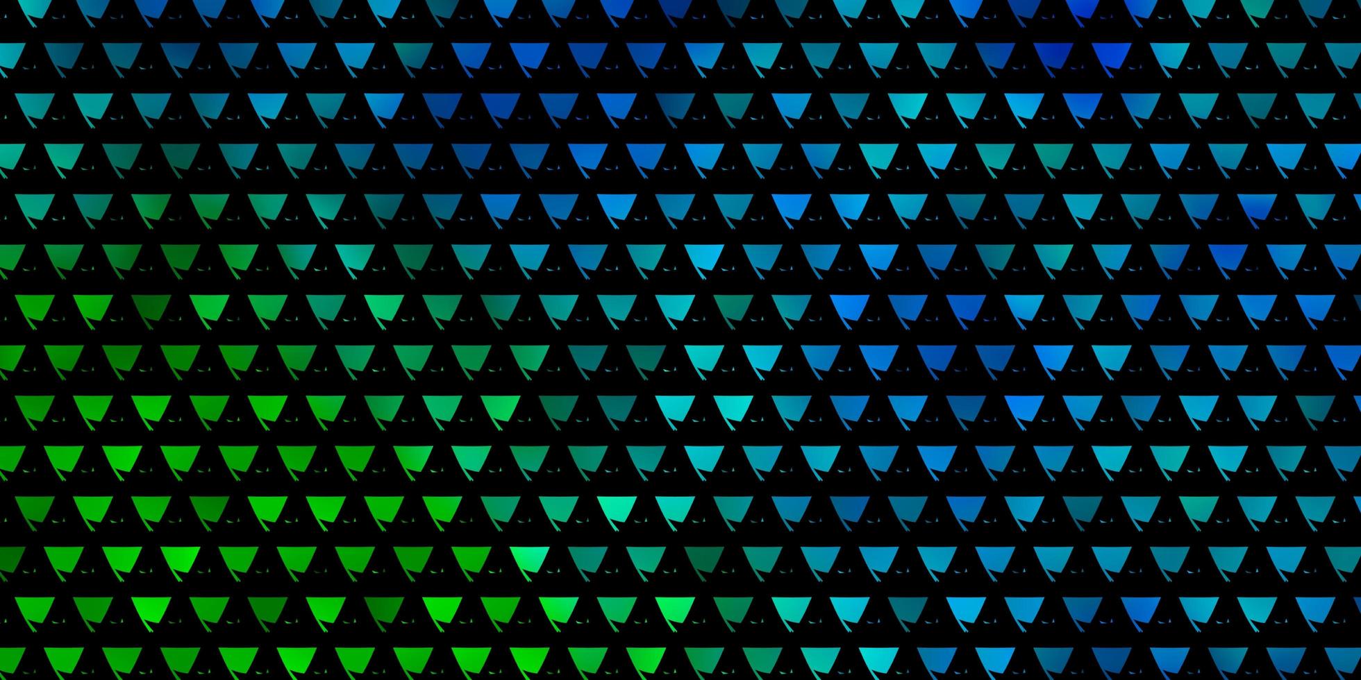 modèle vectoriel bleu clair, vert avec un style polygonal.