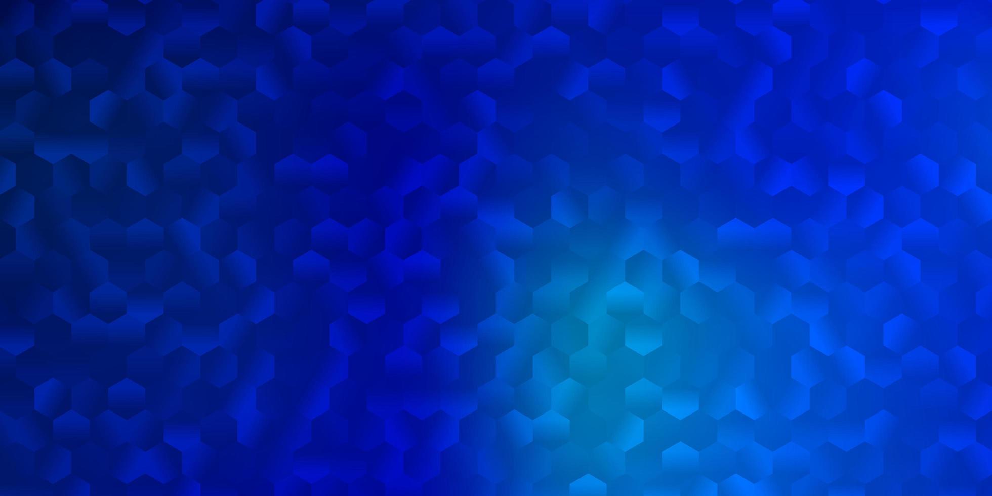 modèle vectoriel bleu clair dans un style hexagonal.