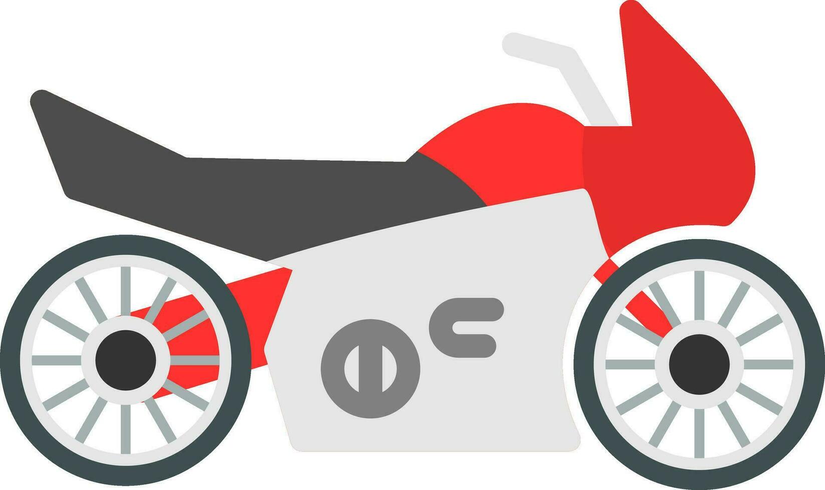 conception d'icône de vecteur de moto