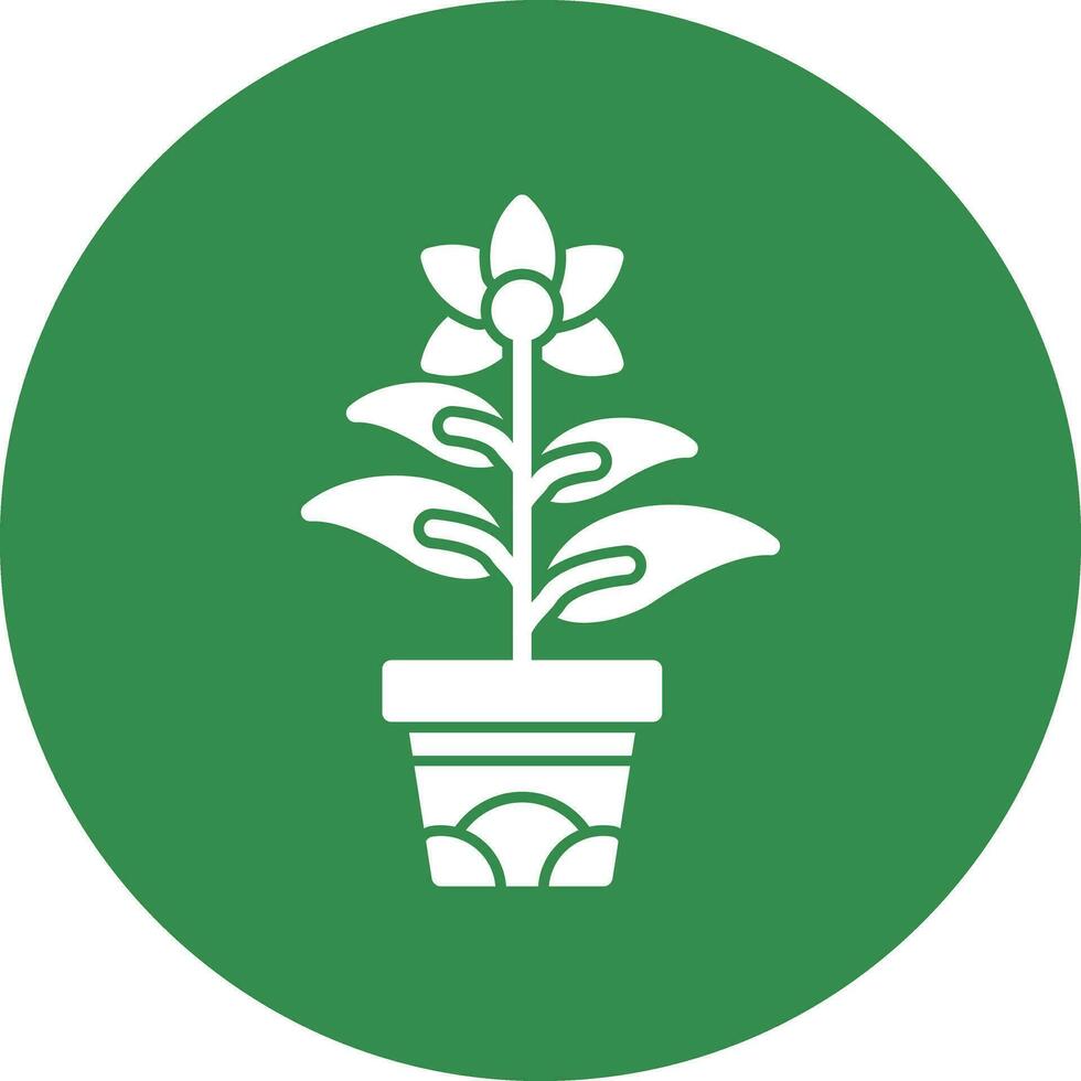 conception d'icône de vecteur de plante