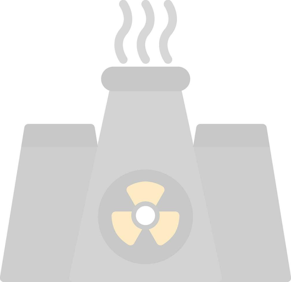 conception d'icône de vecteur d'énergie nucléaire