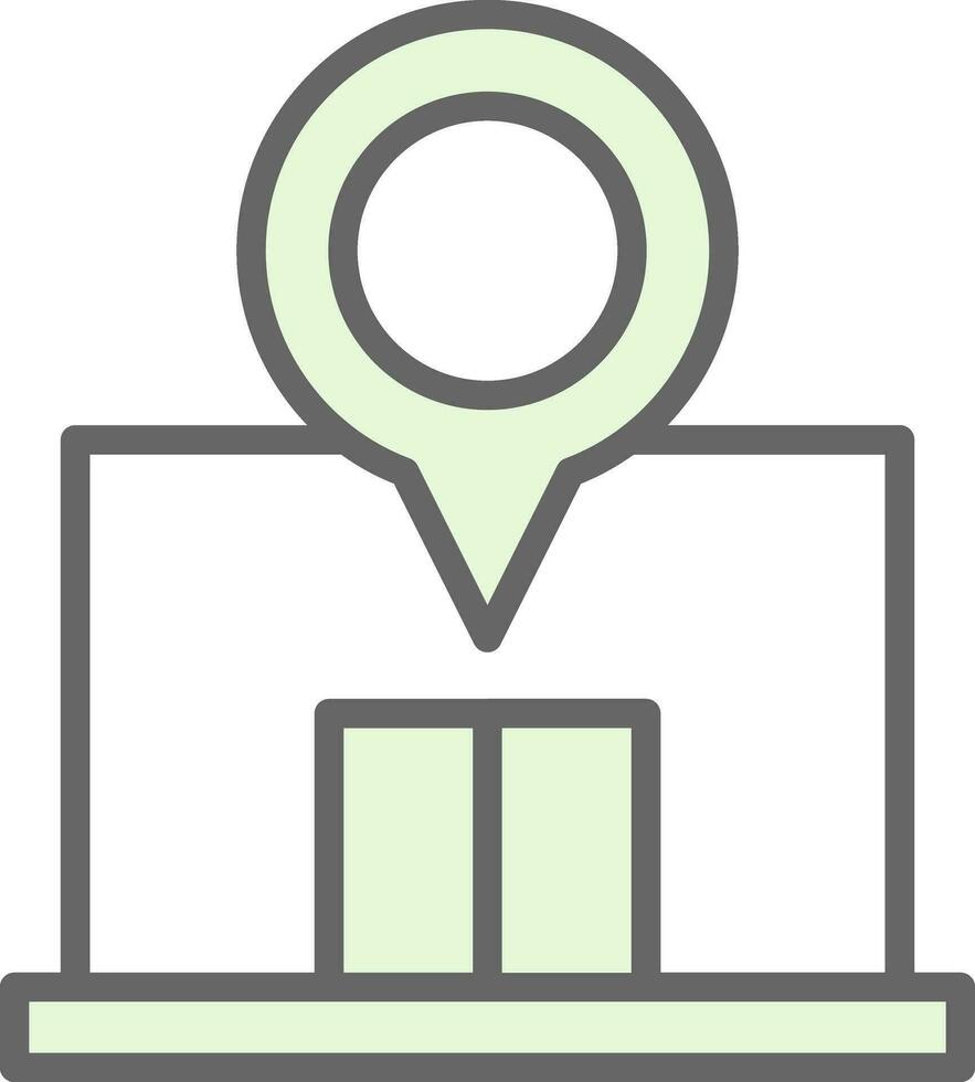 conception d'icône de vecteur d'emplacement