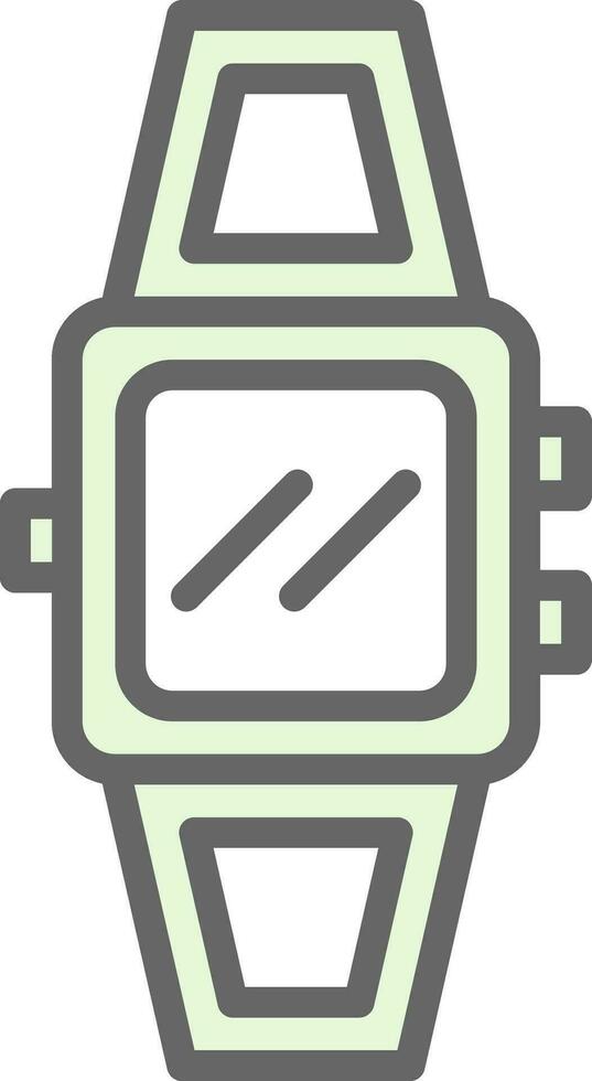 conception d'icônes vectorielles smartwatch vecteur