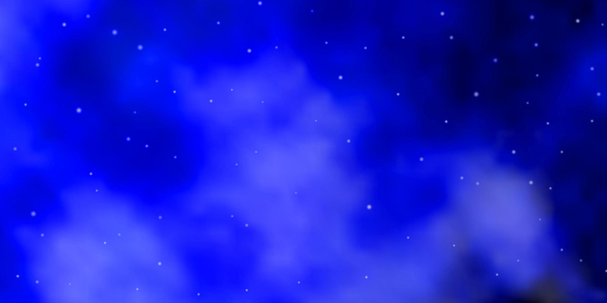 disposition de vecteur bleu foncé avec des étoiles brillantes.