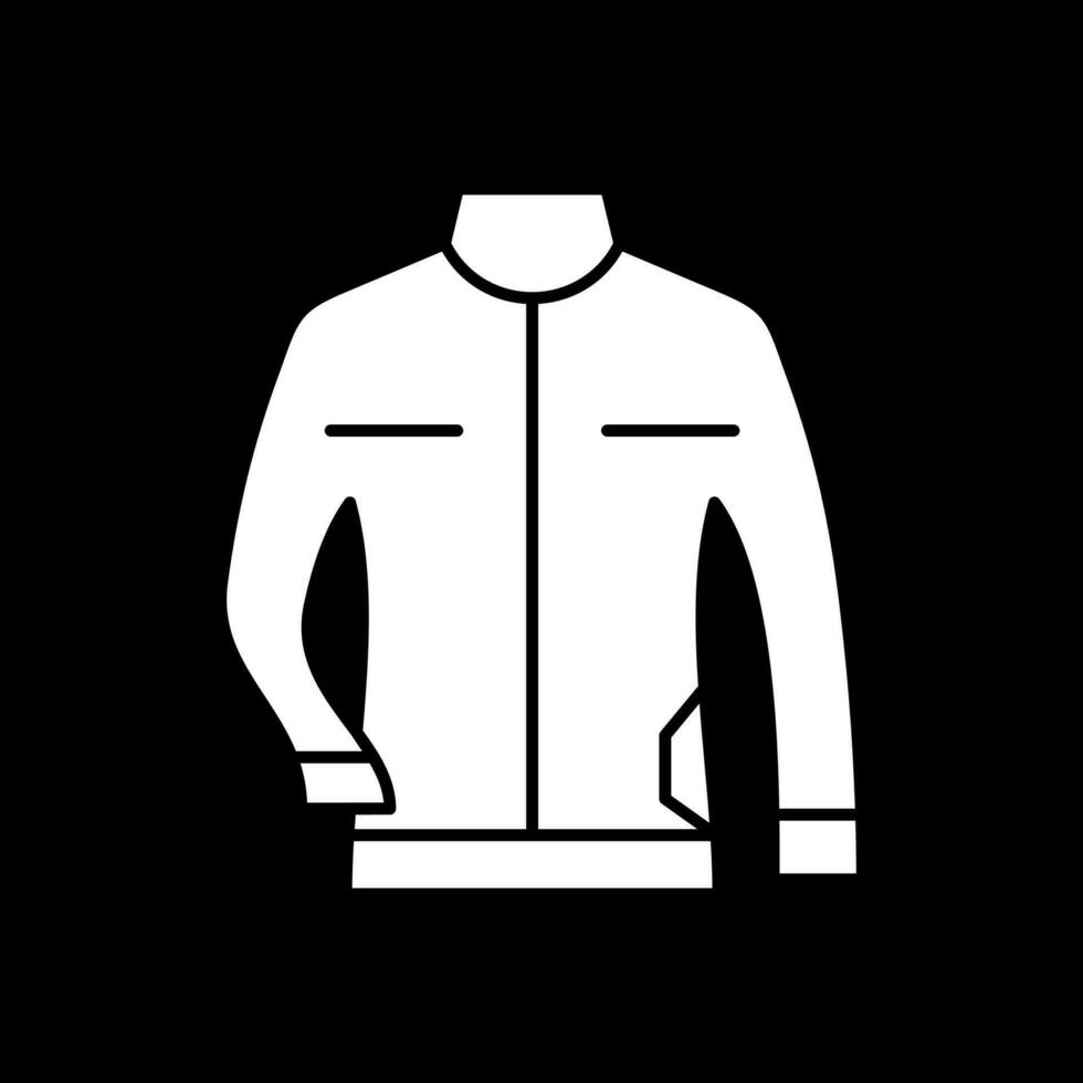 cuir veste vecteur icône conception