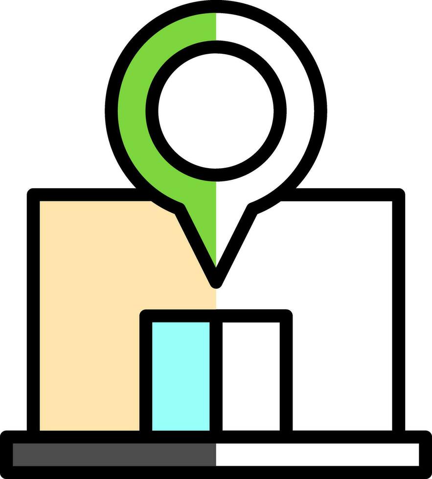 conception d'icône de vecteur d'emplacement