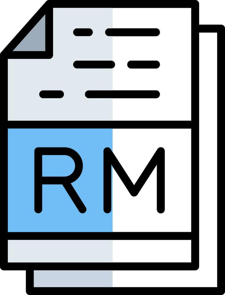 rm vecteur icône conception