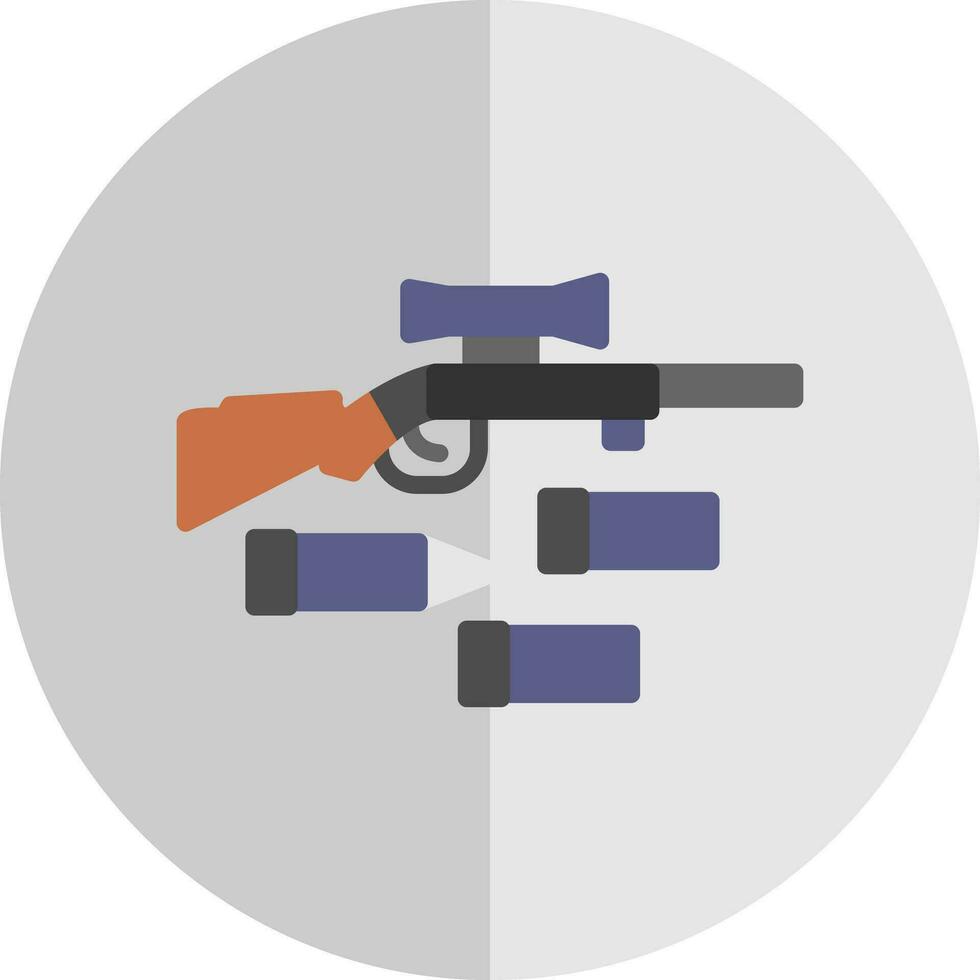 conception d'icône de vecteur de fusil