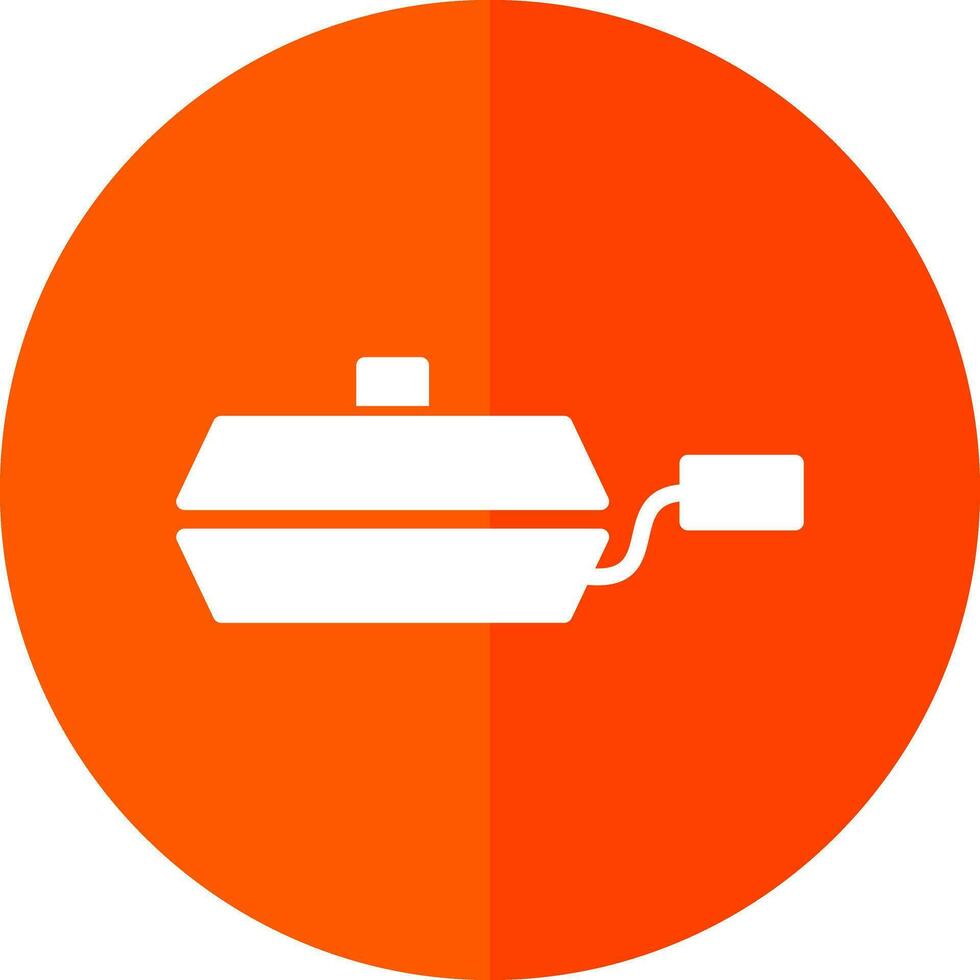 conception d'icône de vecteur de poêle à frire