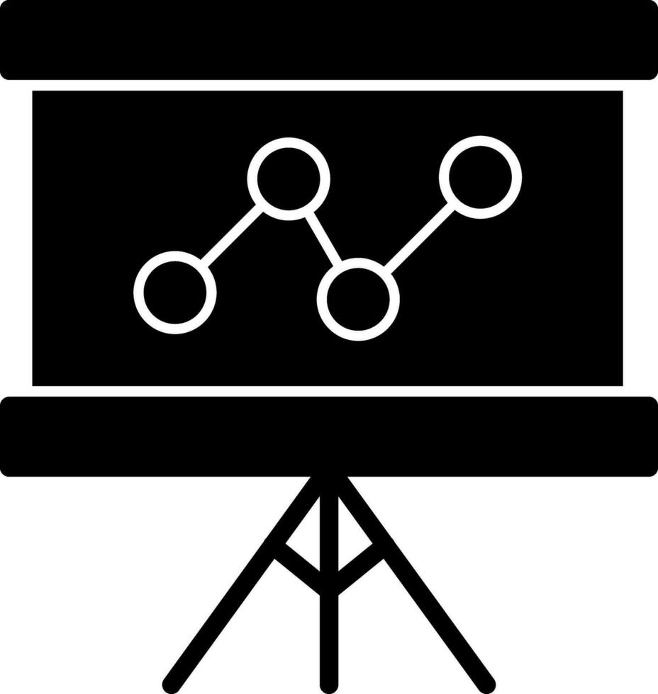 conception d'icône de vecteur de présentation