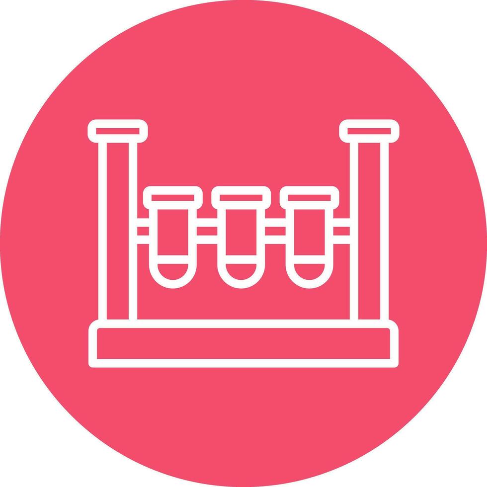 conception d'icônes vectorielles de tubes à essai vecteur