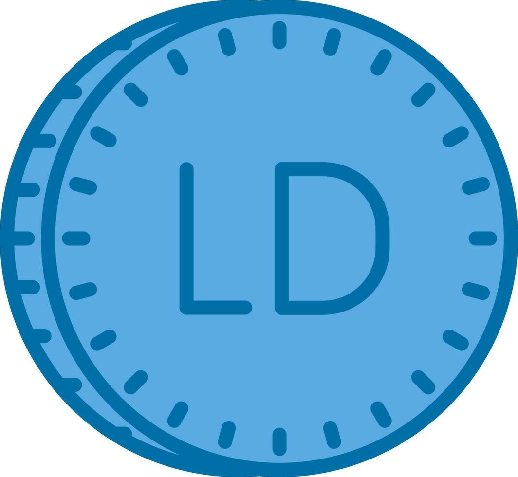 libyen dinar vecteur icône conception
