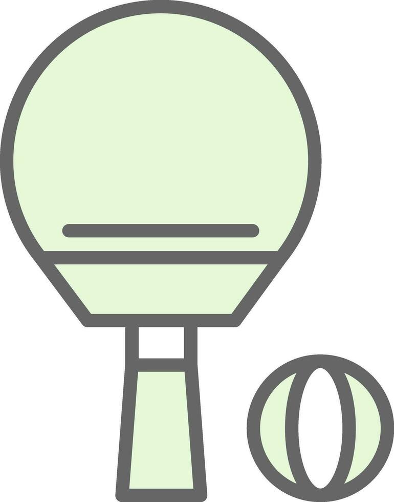 conception d'icône de vecteur de ping-pong