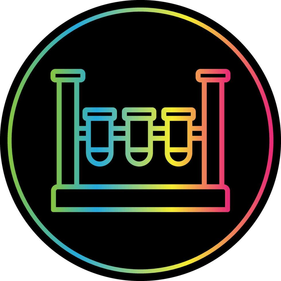 conception d'icônes vectorielles de tubes à essai vecteur