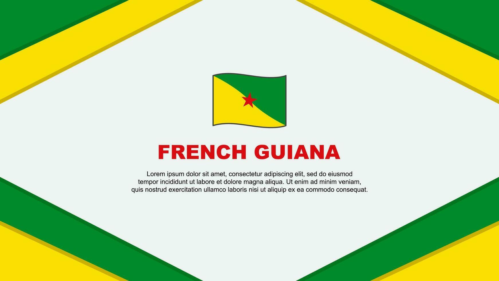 français Guyane drapeau abstrait Contexte conception modèle. français Guyane indépendance journée bannière dessin animé vecteur illustration. français Guyane modèle