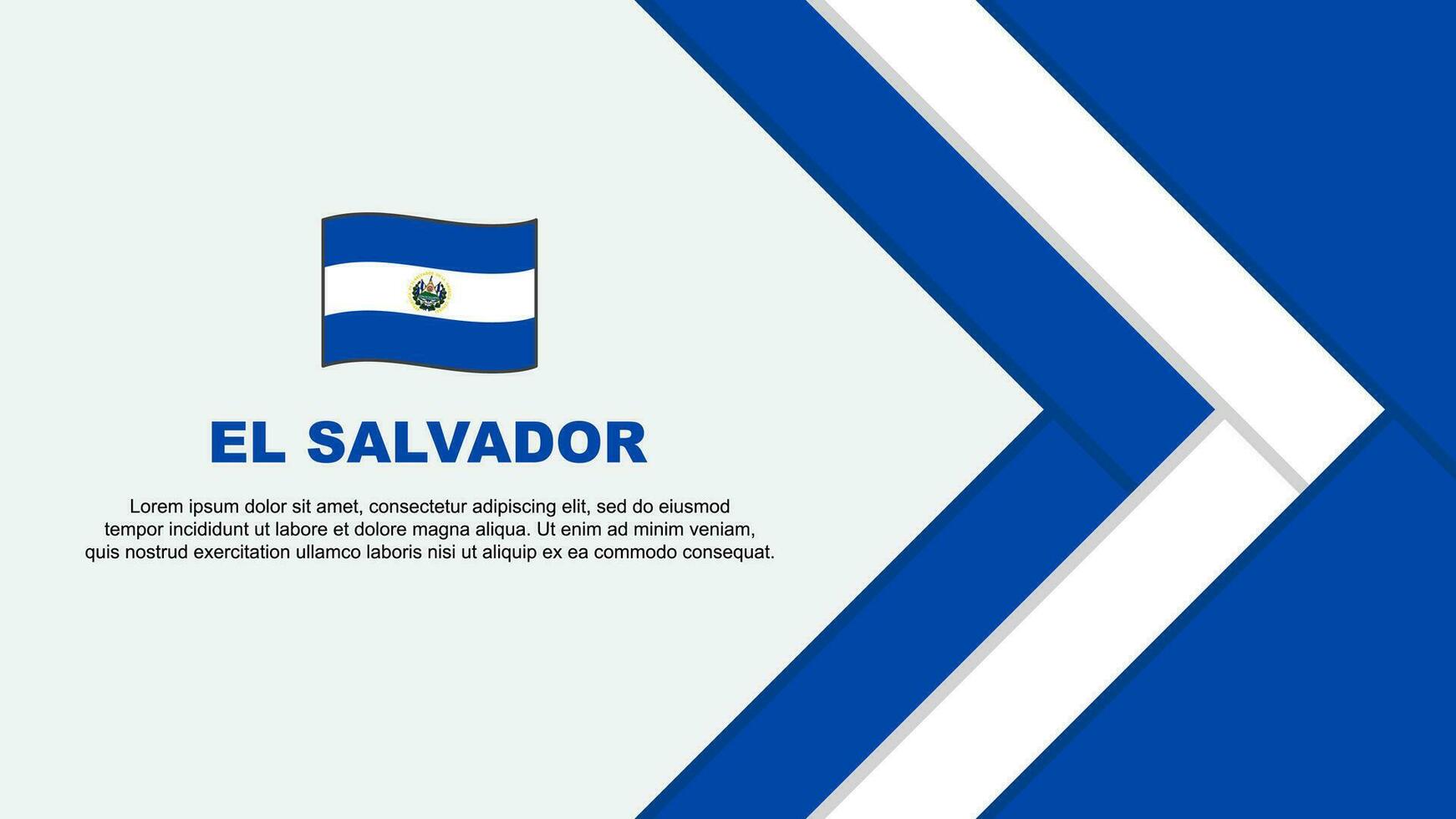 el Salvador drapeau abstrait Contexte conception modèle. el Salvador indépendance journée bannière dessin animé vecteur illustration. el Salvador dessin animé