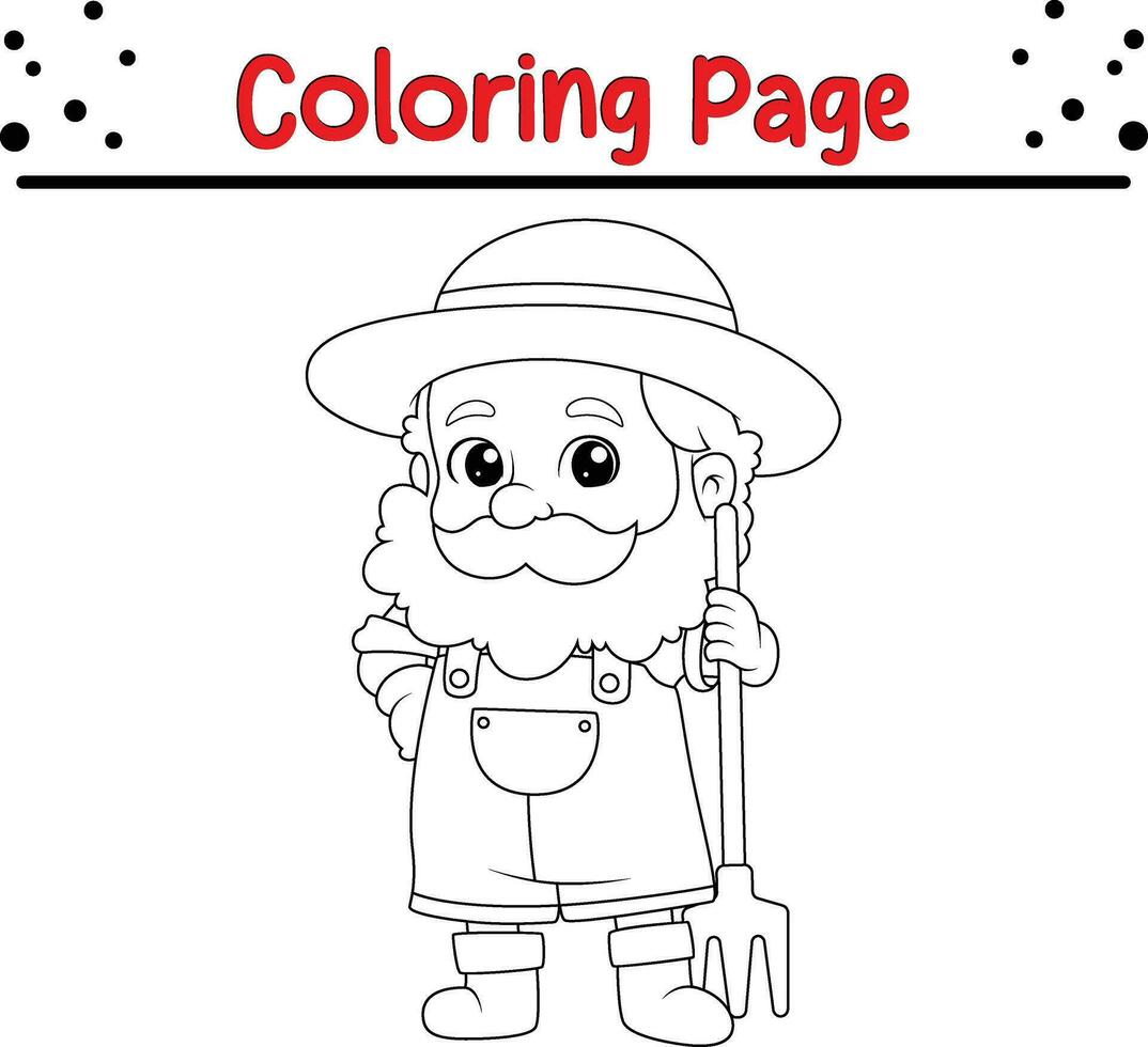 content Noël Père Noël claus coloration page pour les enfants. .doubler art conception pour des gamins coloration page. vecteur illustration. isolé sur blanc Contexte.