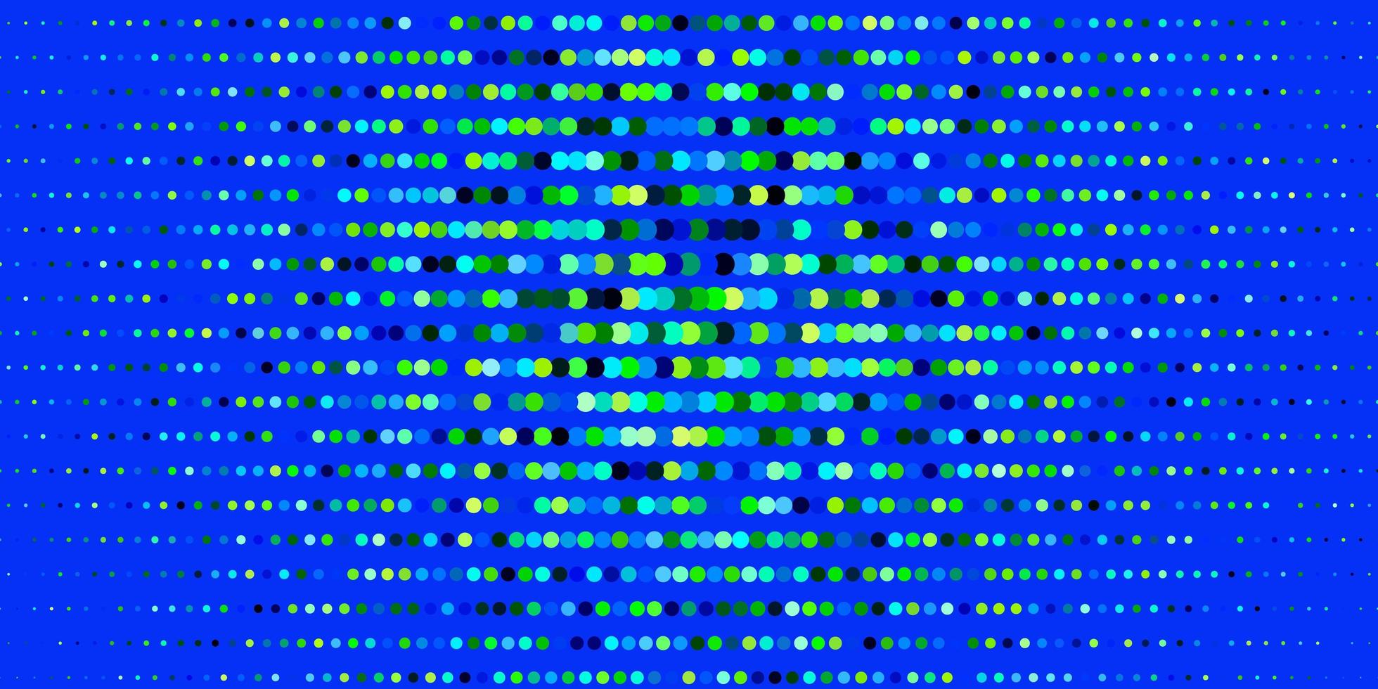 modèle vectoriel bleu foncé, vert avec des sphères.