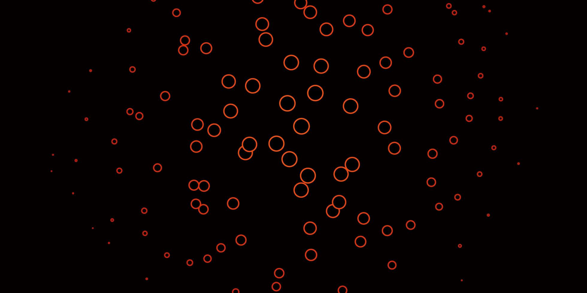 disposition de vecteur rouge foncé, jaune avec des cercles.