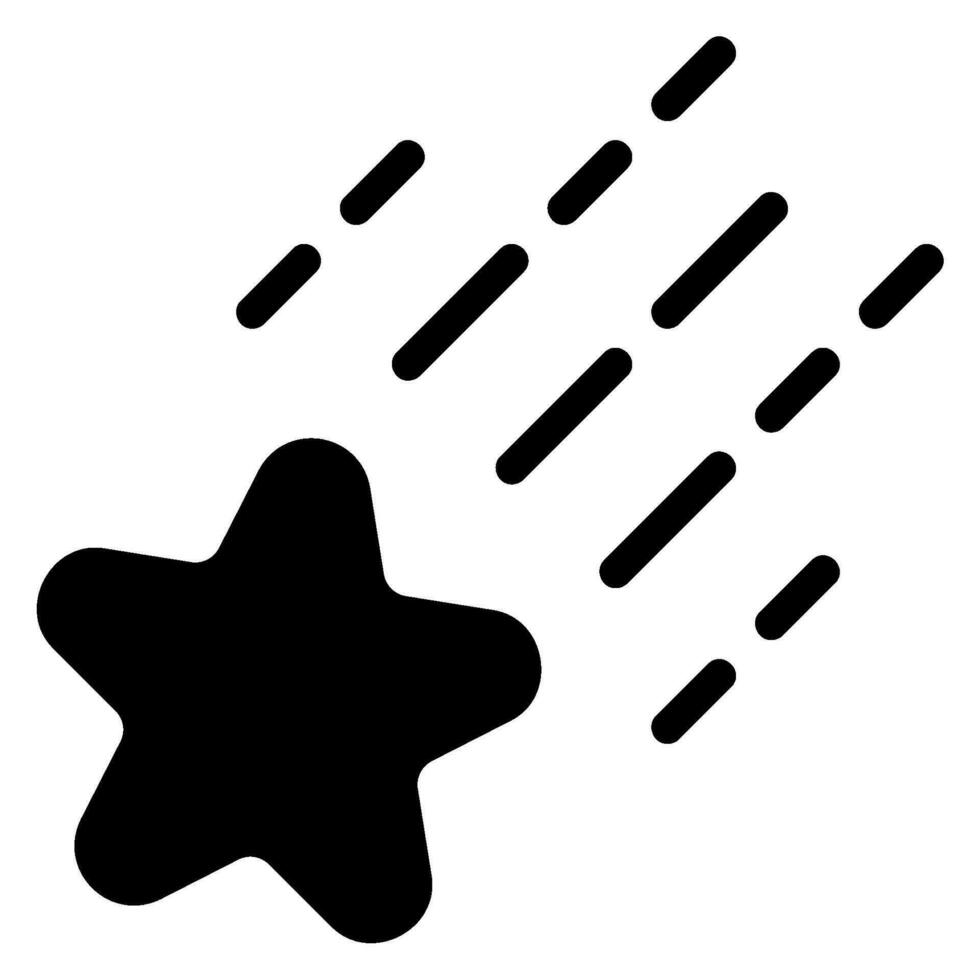 icône de glyphe étoile vecteur