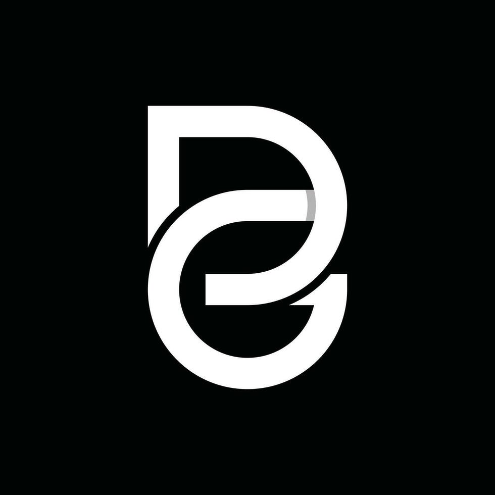 lettre dg abstrait initiale monogramme lettre alphabet logo conception modèle, adapté pour votre entreprise vecteur