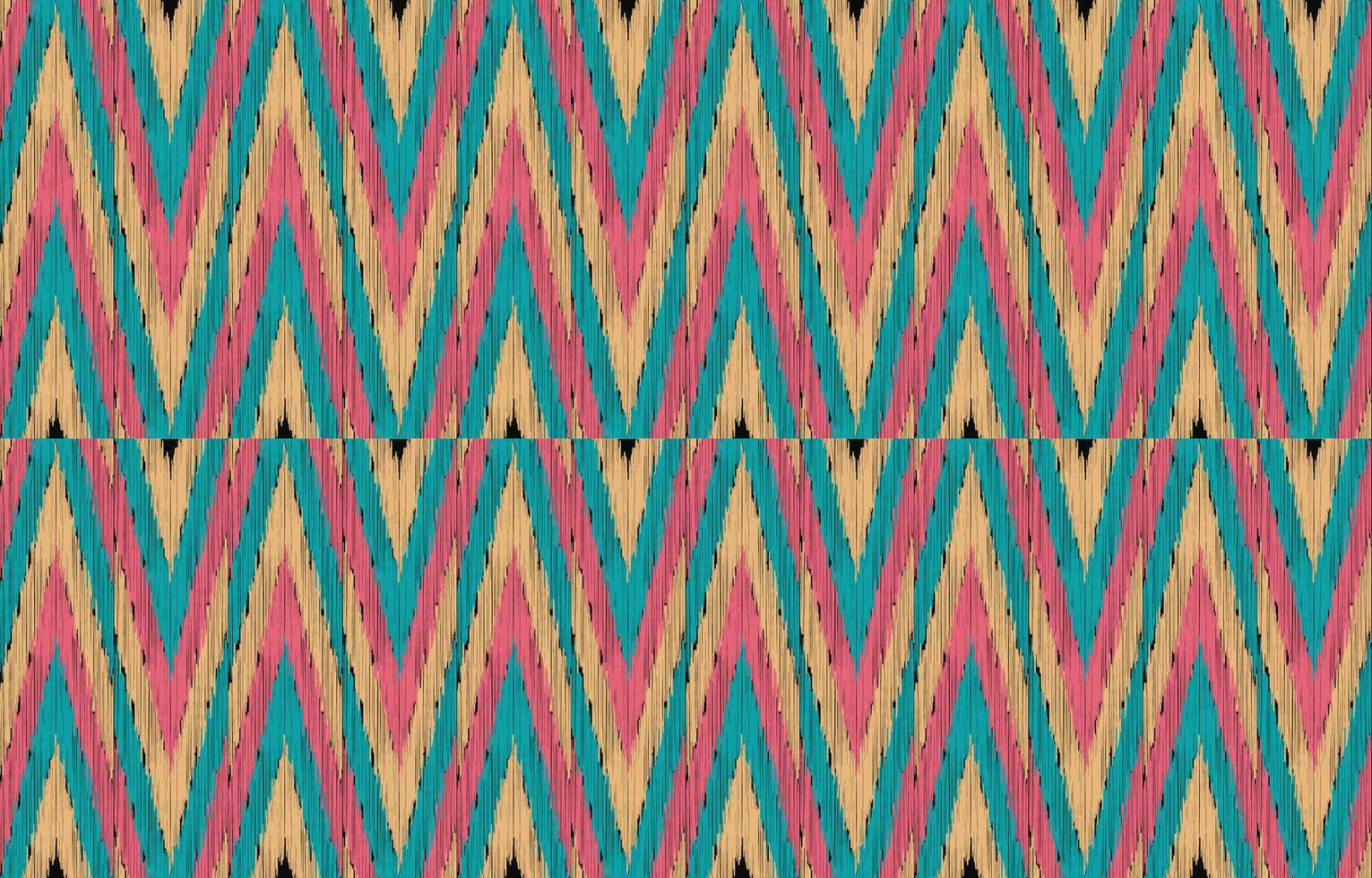 ethnique abstrait ikat art. aztèque ornement imprimer. géométrique ethnique modèle sans couture Couleur Oriental. conception pour Contexte ,rideau, tapis, fond d'écran, vêtements, emballage, batique, vecteur illustration.