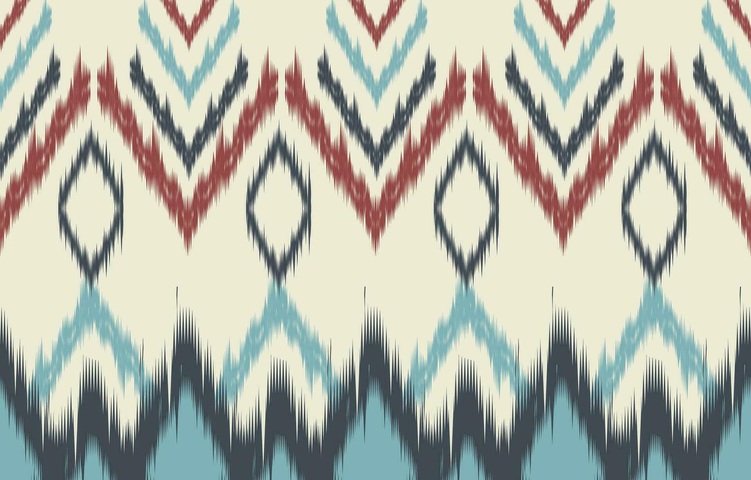 ethnique abstrait ikat art. aztèque ornement imprimer. géométrique ethnique modèle sans couture Couleur Oriental. conception pour Contexte ,rideau, tapis, fond d'écran, vêtements, emballage, batique, vecteur illustration.