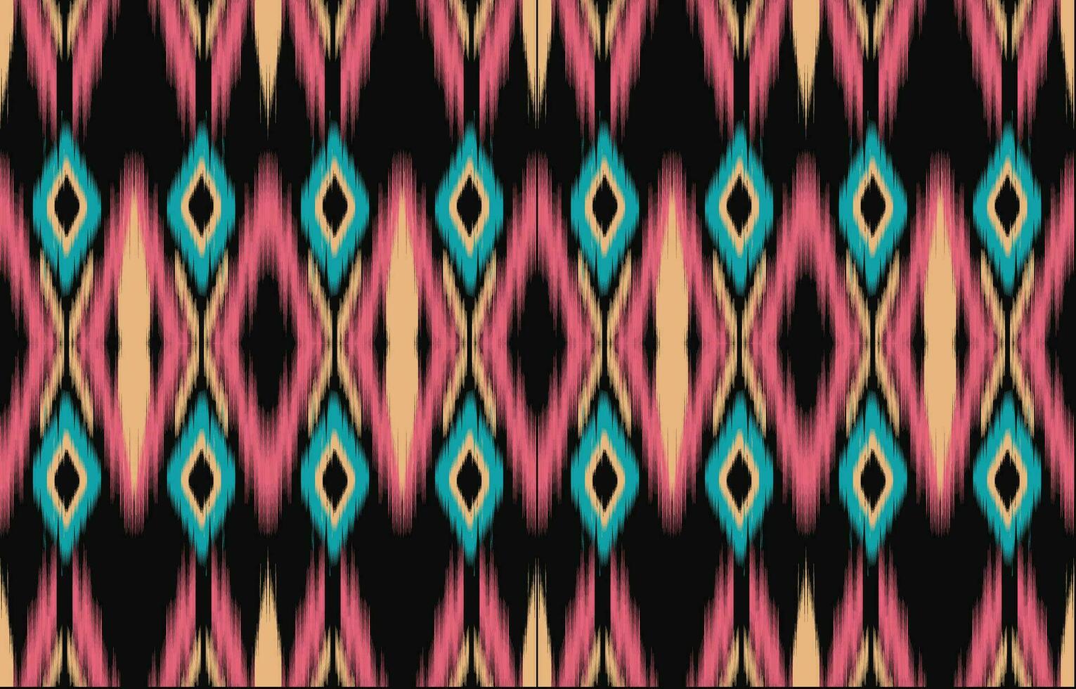 ethnique abstrait ikat art. aztèque ornement imprimer. géométrique ethnique modèle sans couture Couleur Oriental. conception pour Contexte ,rideau, tapis, fond d'écran, vêtements, emballage, batique, vecteur illustration.