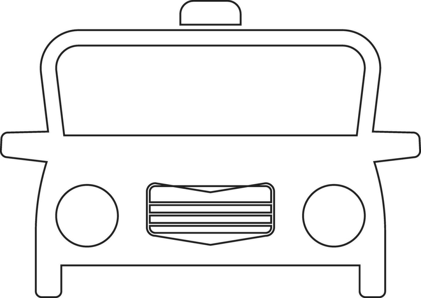 voiture ligne icône conception vecteur