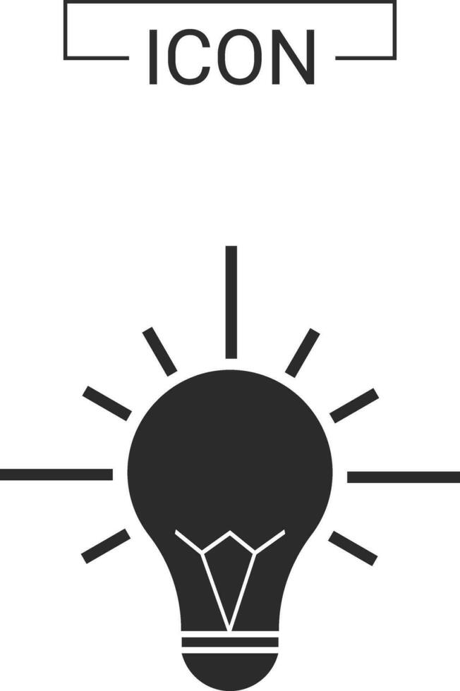 conception d'icône d'ampoule vecteur