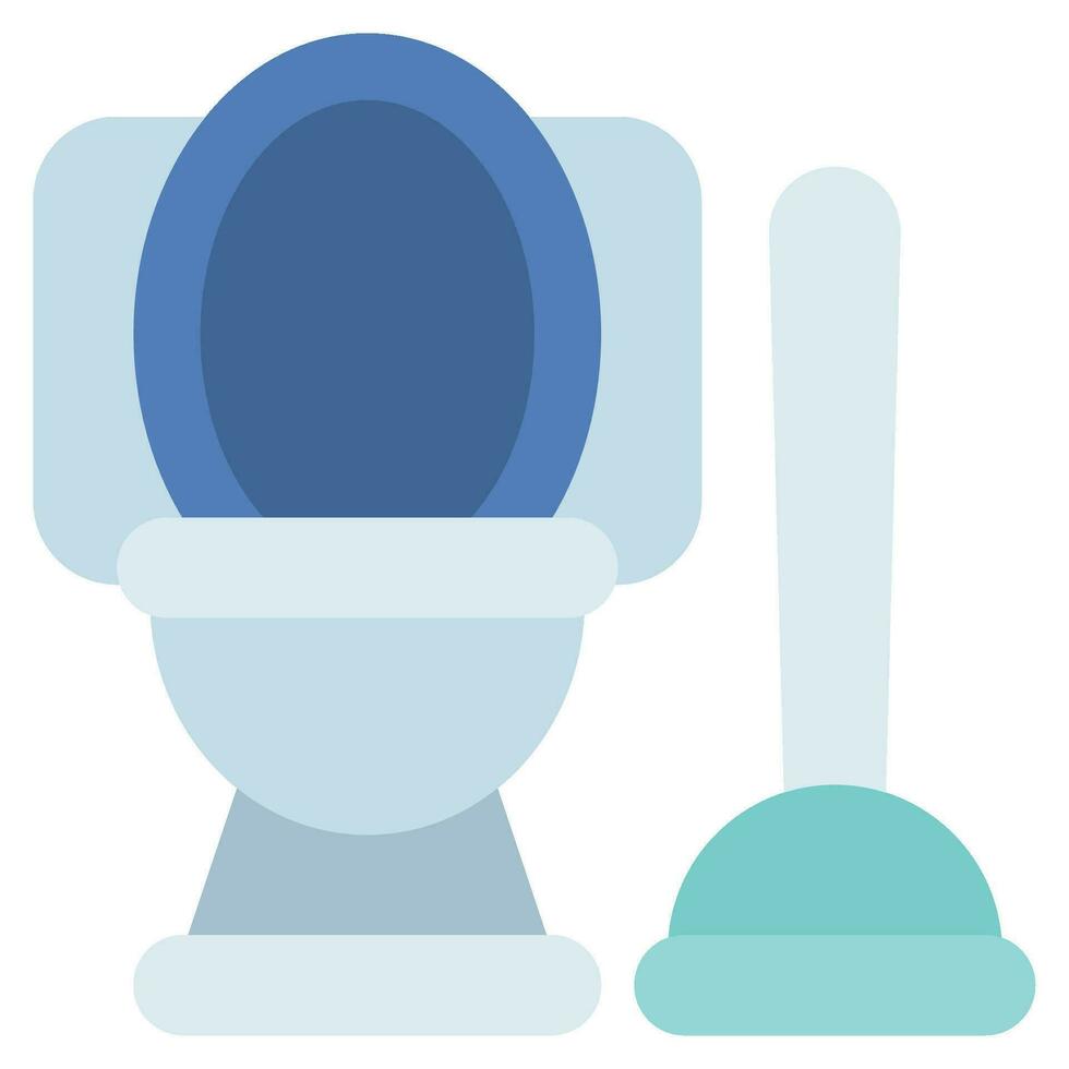toilette nettoyage icône vecteur