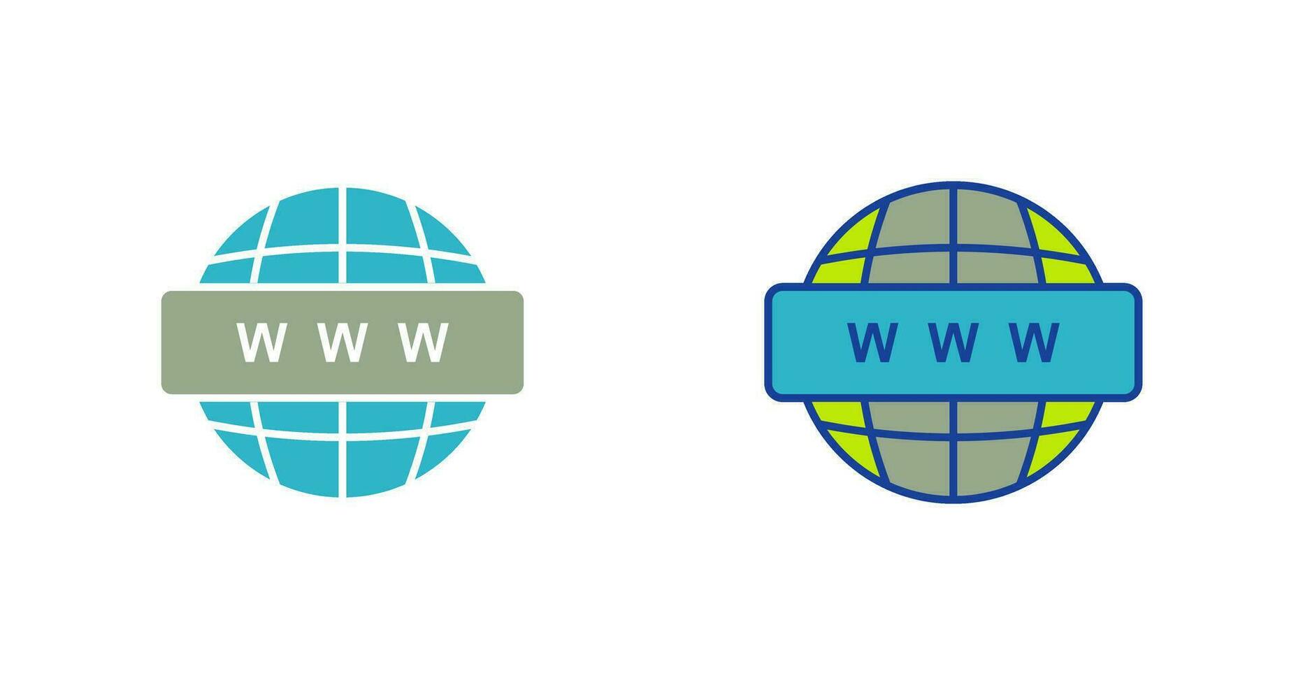 icône de vecteur web mondial