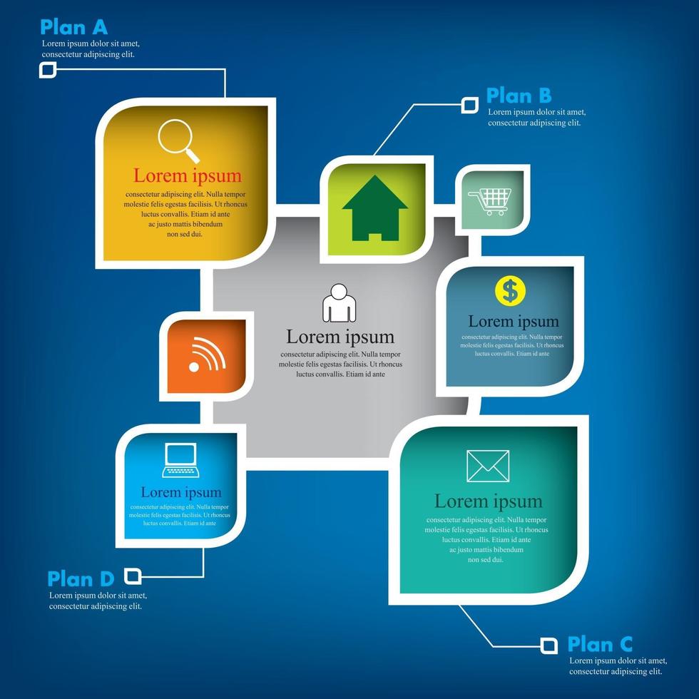 vecteur de conception infographique