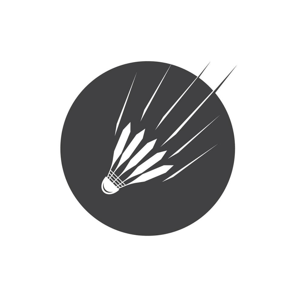 badminton sport icône et symbole vecteur modèle illustration