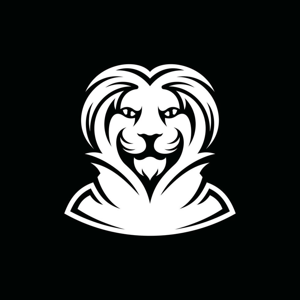 Lion cool logo, animal vecteur, affaires marque illustration, adapté pour votre entreprise vecteur
