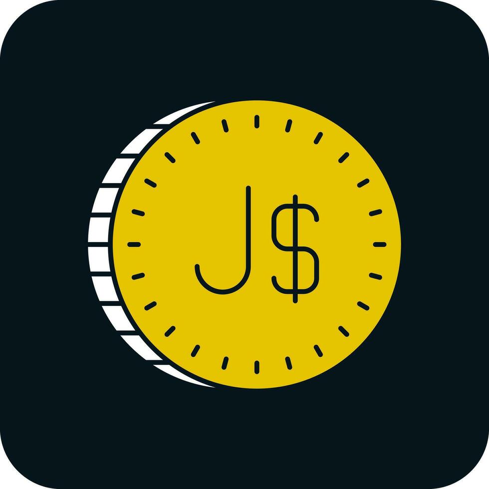 jamaïquain dollar vecteur icône conception