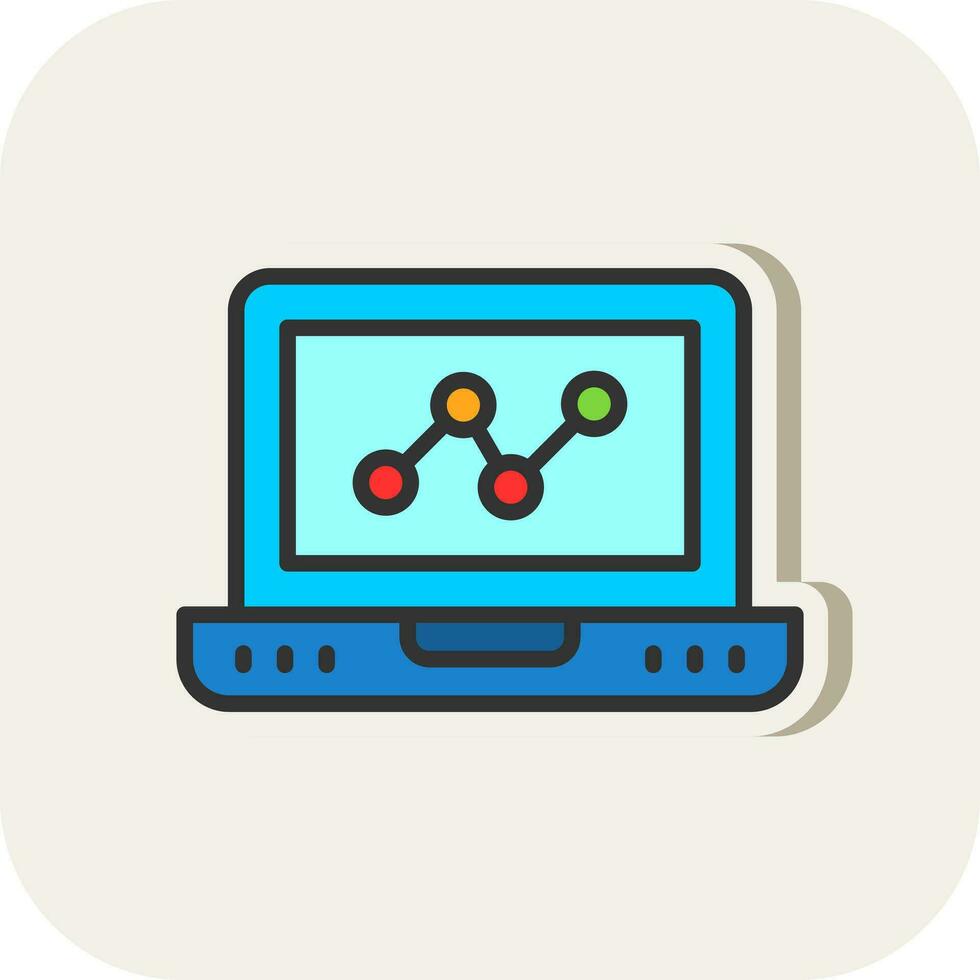 conception d'icône de vecteur d'ordinateur portable