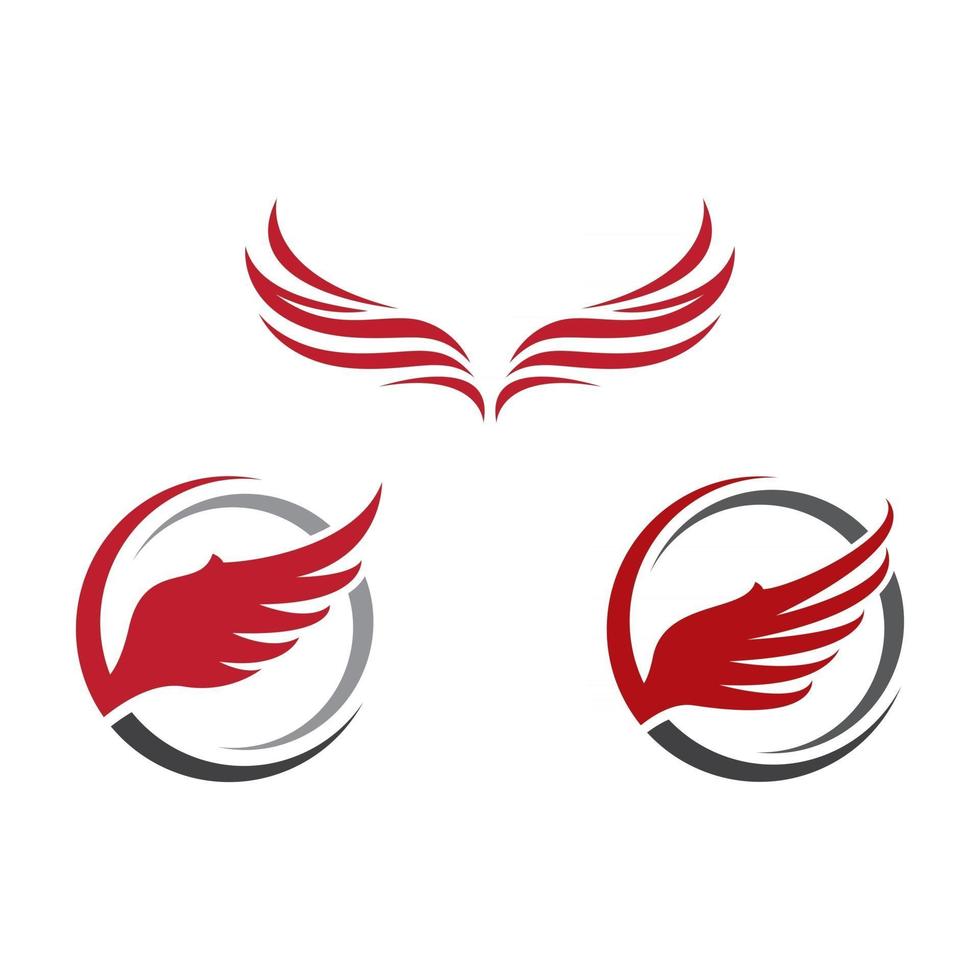 images du logo de l'aile vecteur