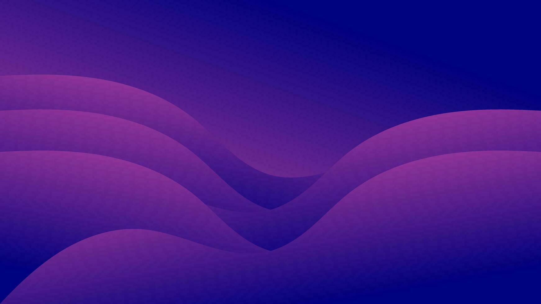 ondulé abstrait Contexte avec bleu violet dégradés vecteur