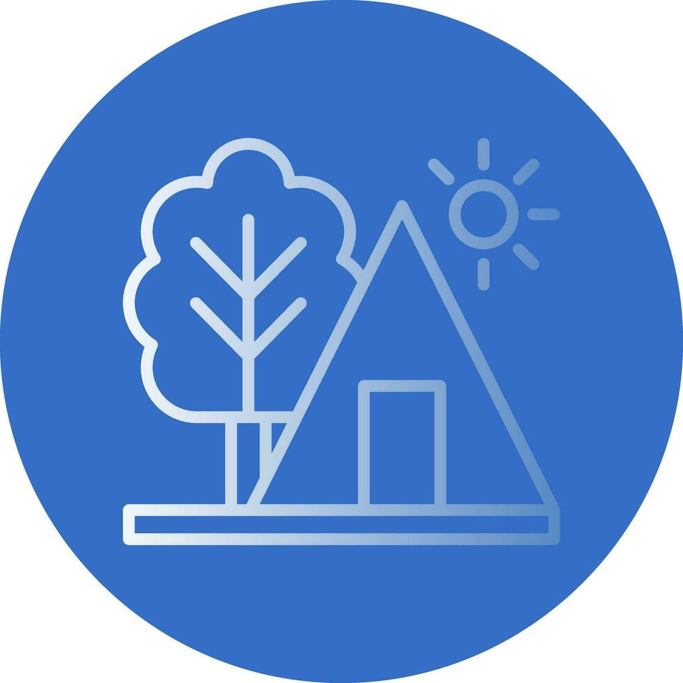 conception d'icône de vecteur de camping