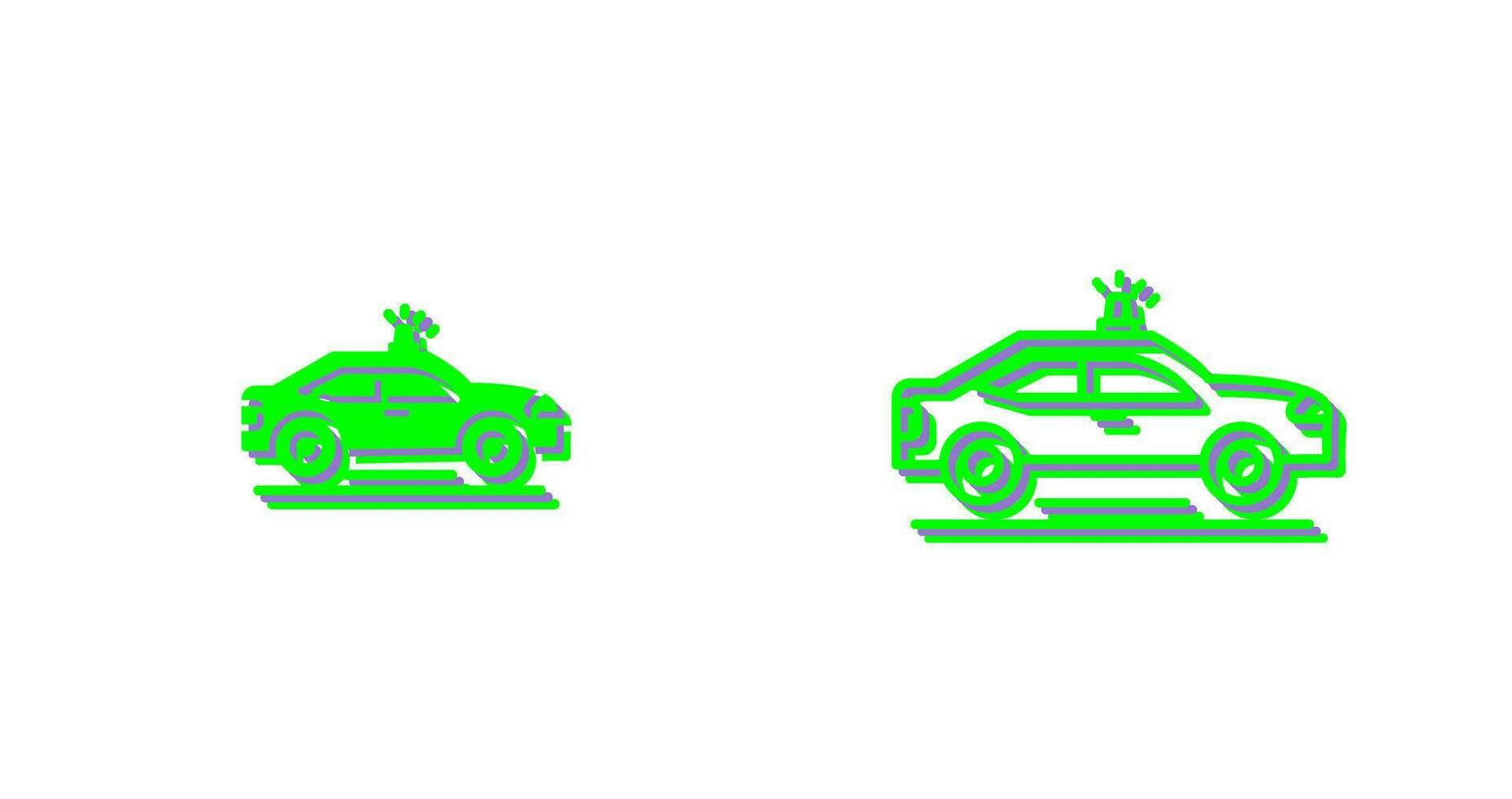 icône de vecteur de voiture de police